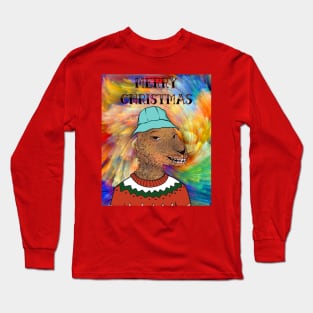 Christmas Llama Long Sleeve T-Shirt